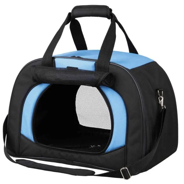 Tasche Kilian, 31 × 32 × 48 cm, schwarz/blau